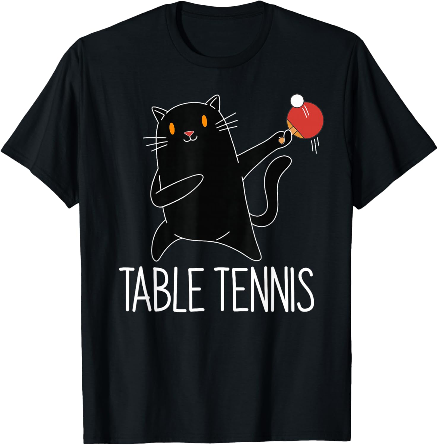 Table Tennis China - Table Tennis Black Cat Pingpong Black