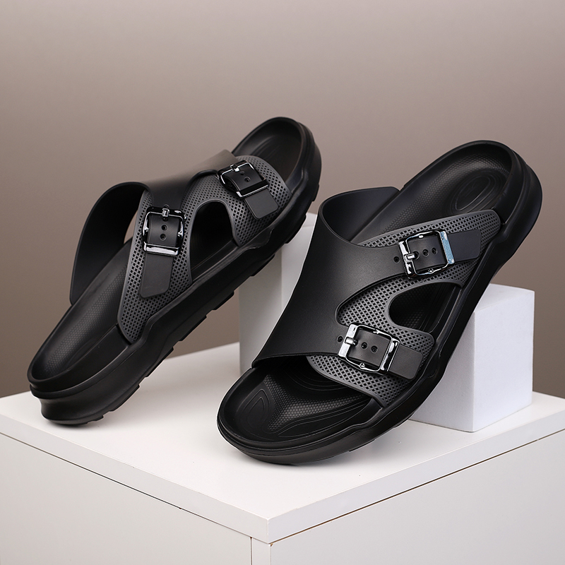 Anti Loop Rubber - 2026 elastic laces slippers Men's leather