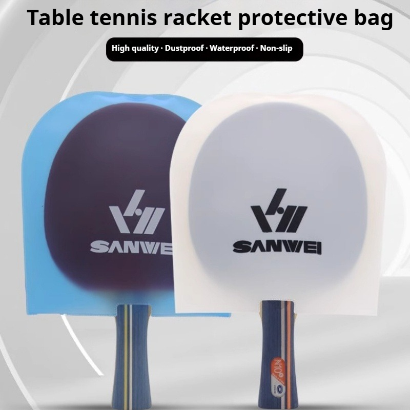 Table Tennis Bat - 2PCS Table Tennis Racket Cover Reuseable