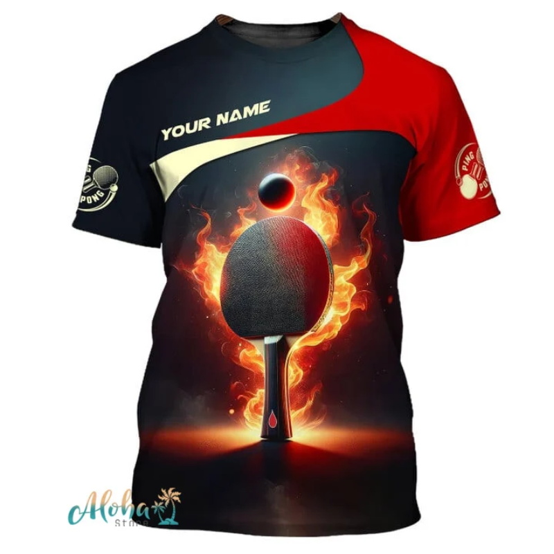 Table Tennis China - Full Print Ping Pong Tshirts For