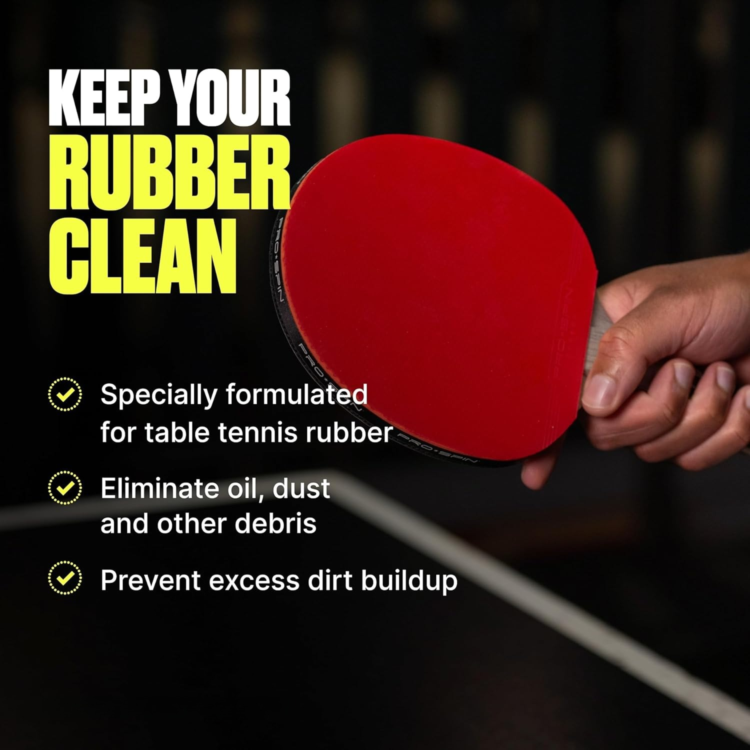 Table Tennis Rubber Cleaning K - огляд і ціна Table Tennis Kit