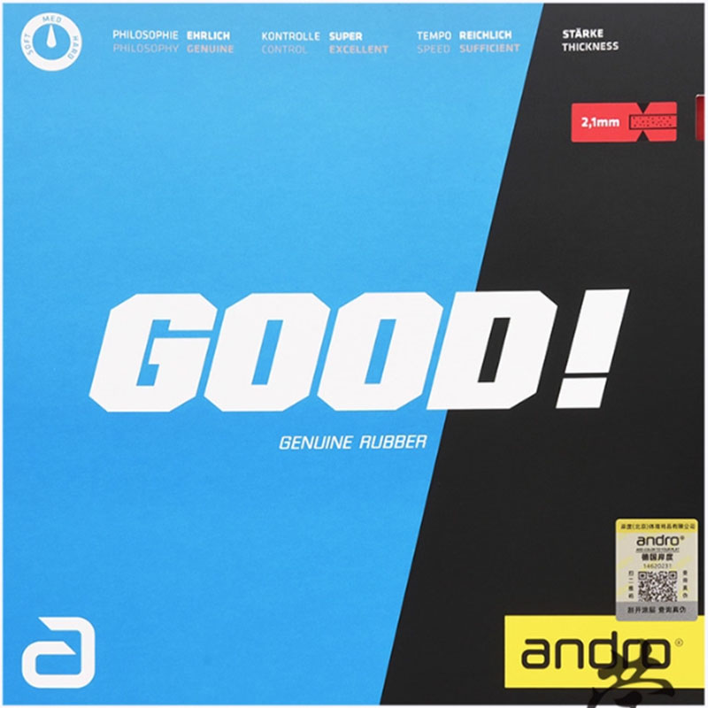 Andro GOOD Table Tennis Rubber - огляд і ціна Table Tennis Bat
