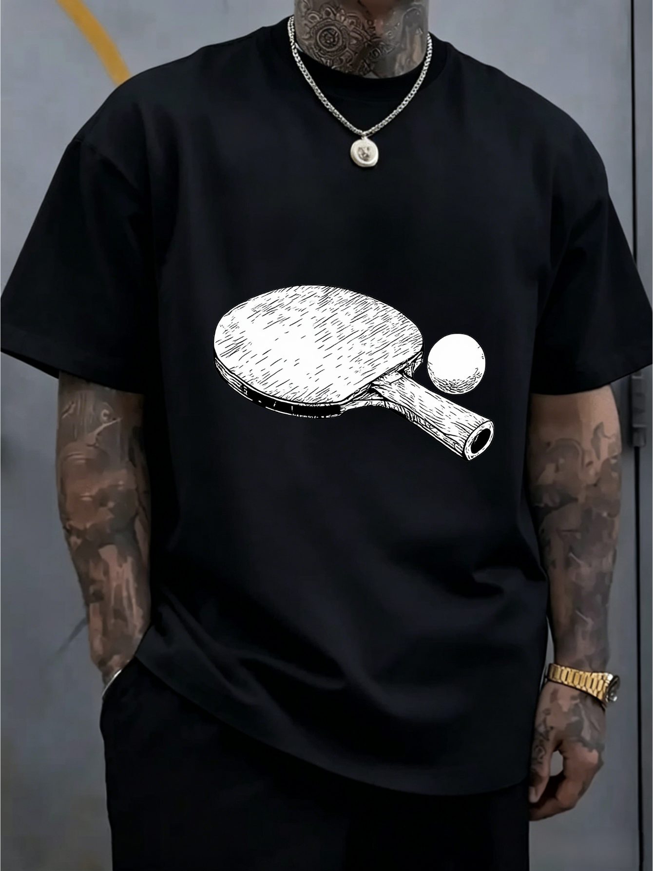 Men Sketch Table Tennis Racket - огляд і ціна Table Tennis Outfit Male