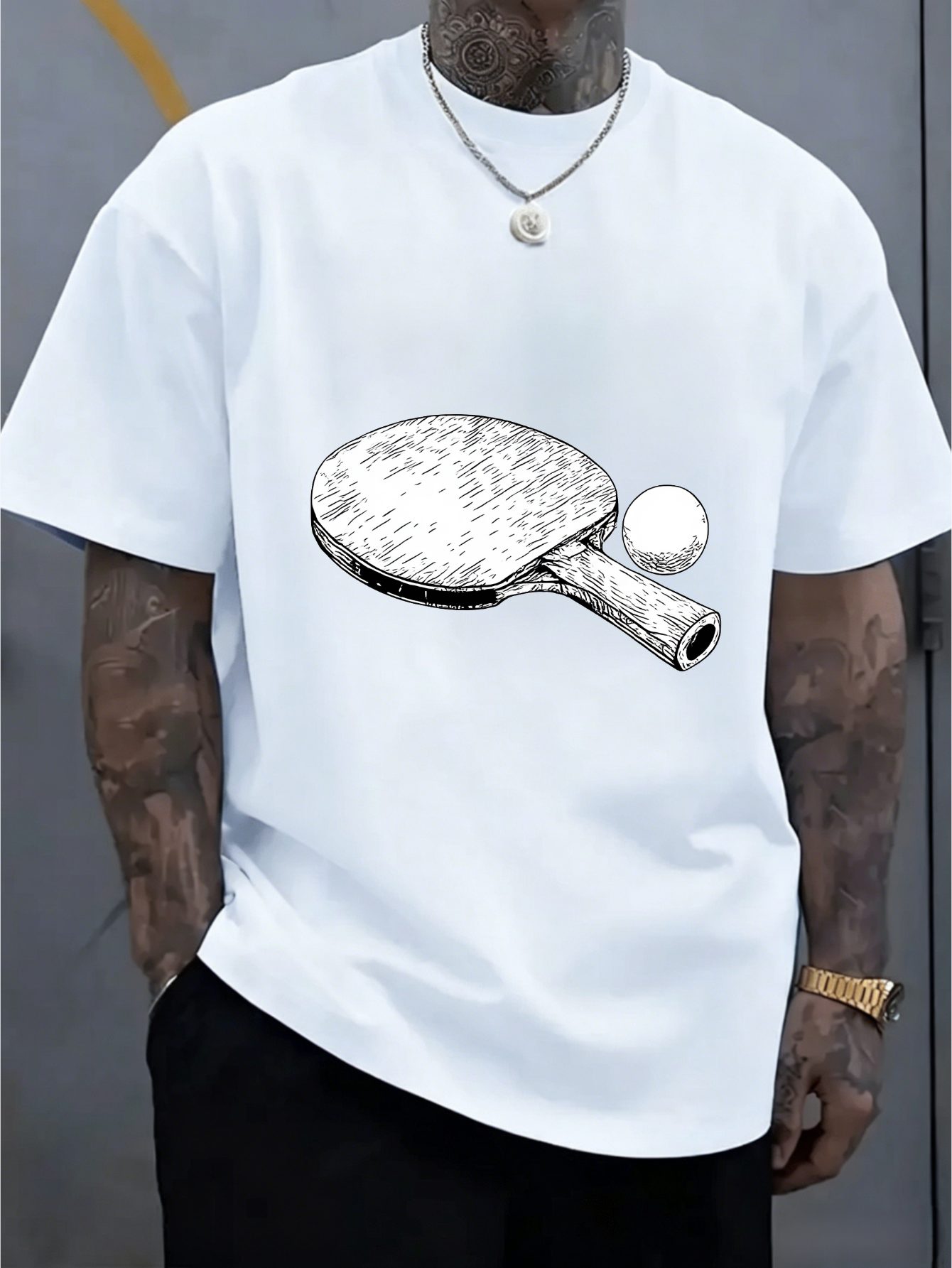 Men Sketch Table Tennis Racket - огляд і ціна Table Tennis Outfit Male