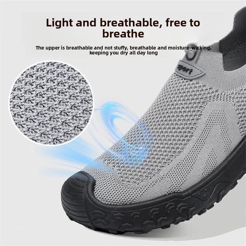 Summer Men Casual Shoes Elasti - огляд і ціна Anti Loop Rubber