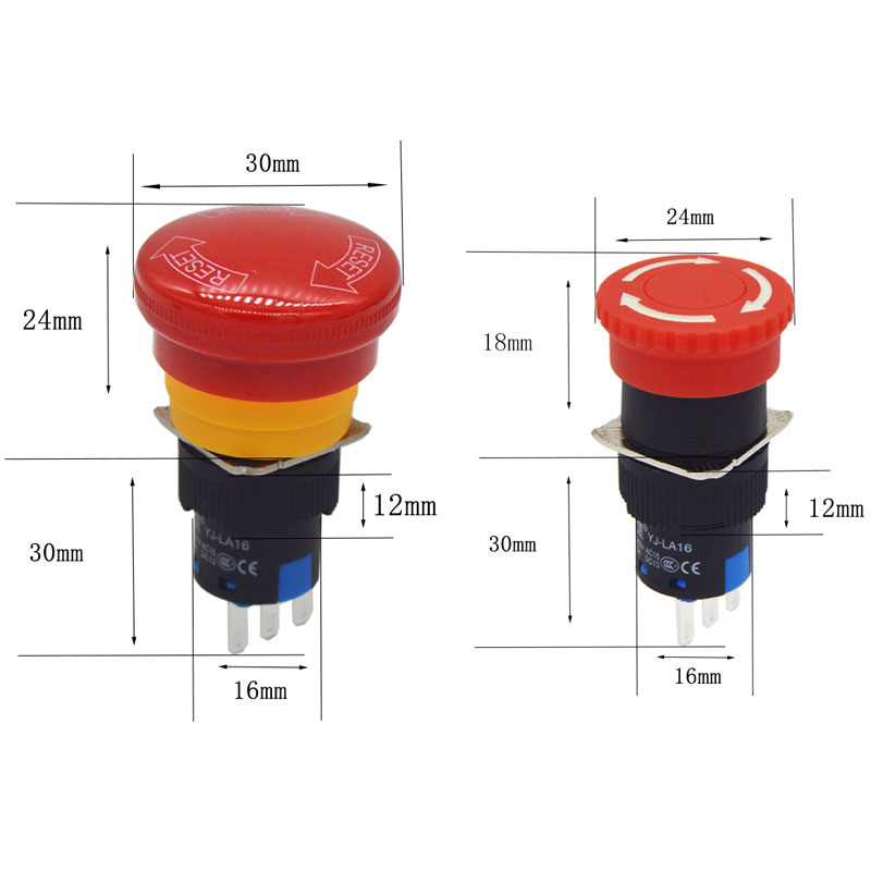 La16-11zs Button Switch 3A / 2 - огляд і ціна Table Tennis Eleven