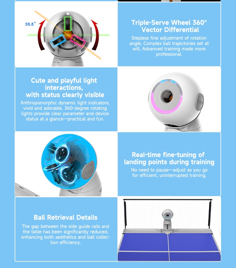 Upgraded Version Electric Inte - огляд і ціна Table Tennis Usa
