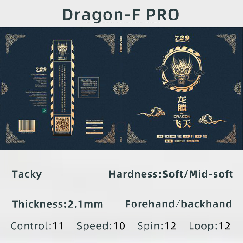 Friendship 729 Dragon F PRO L  - огляд і ціна Table Tennis Bat