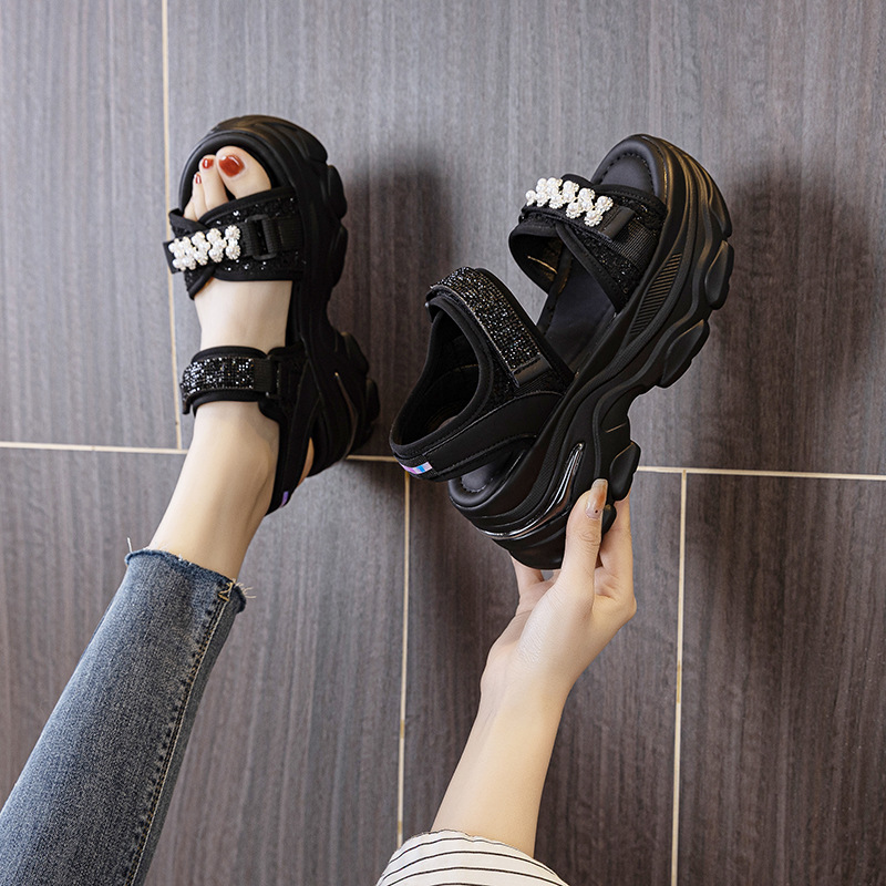 Women Crystal Diamond Sandals  - огляд і ціна Anti Loop Rubber